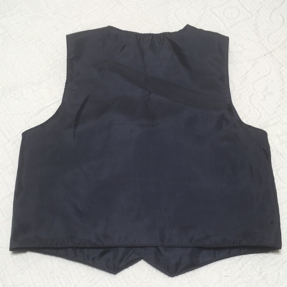 24m (5/$20) Black Pinstripe Vest/Waistcoat - Picture 7 of 7